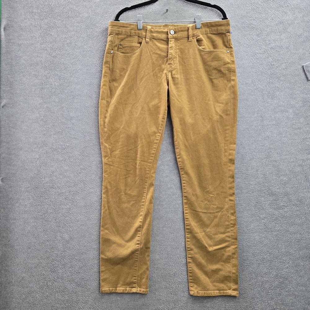 Pilcro And The Letterpress Women Jeans 31 Brown Twill Stet Slim Straight